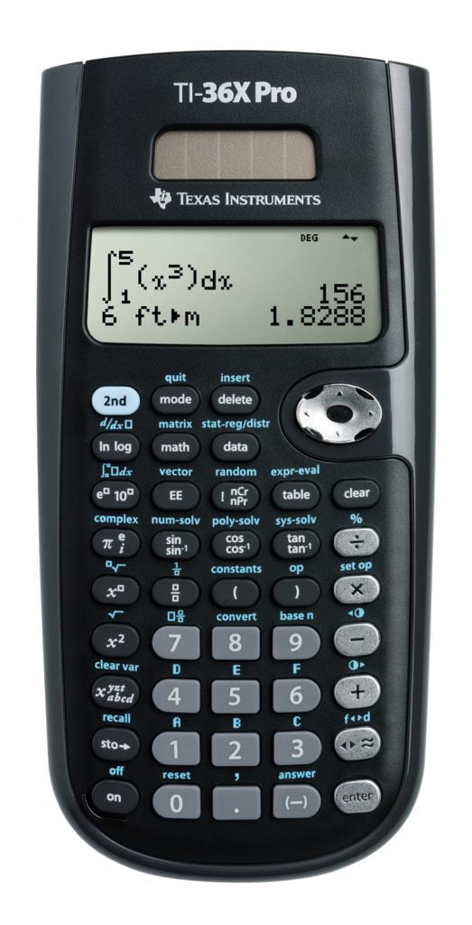 Texas instruments ti 36x pro scientific calculator calculators inc