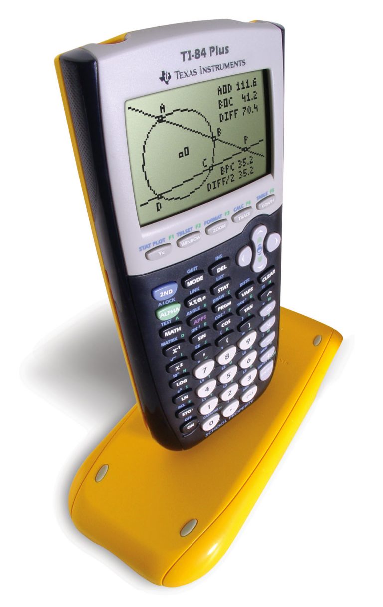 Texas Instruments TI 84 Plus EZ Spot Yellow Classroom Pack