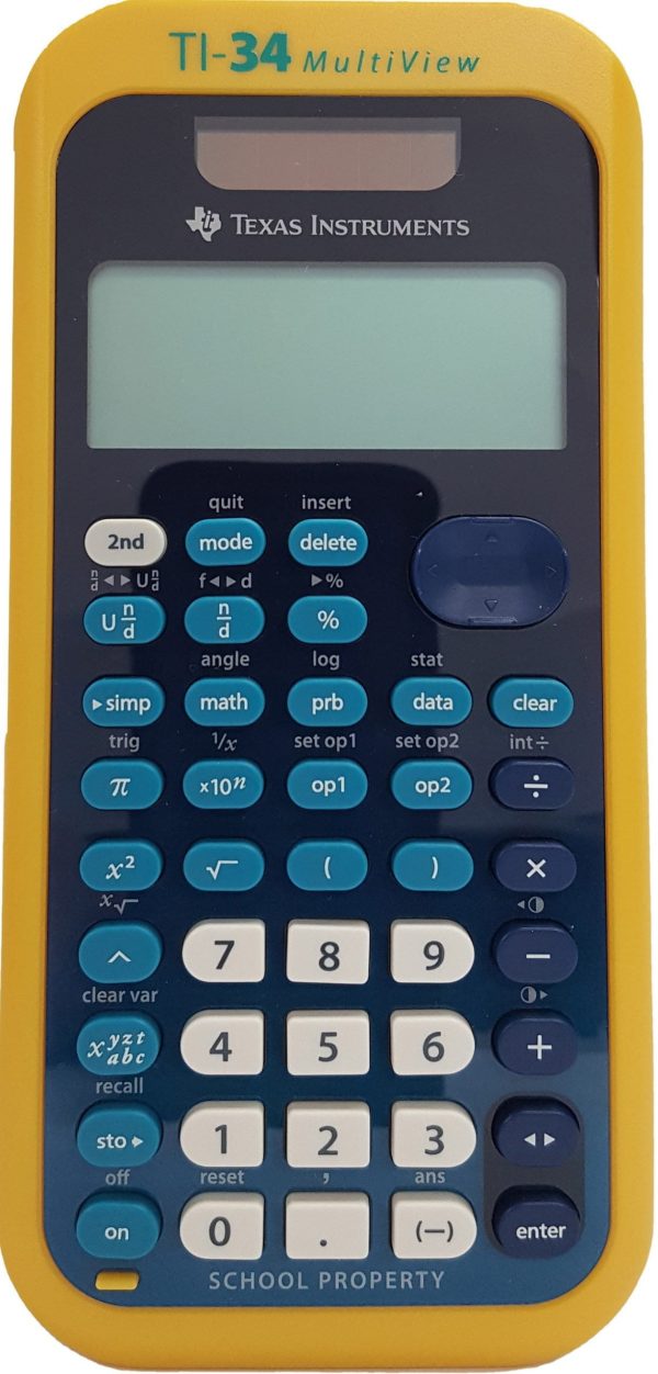 Blue/White for sale online Texas Instruments TI-34 MultiView Scientific Calculator 
