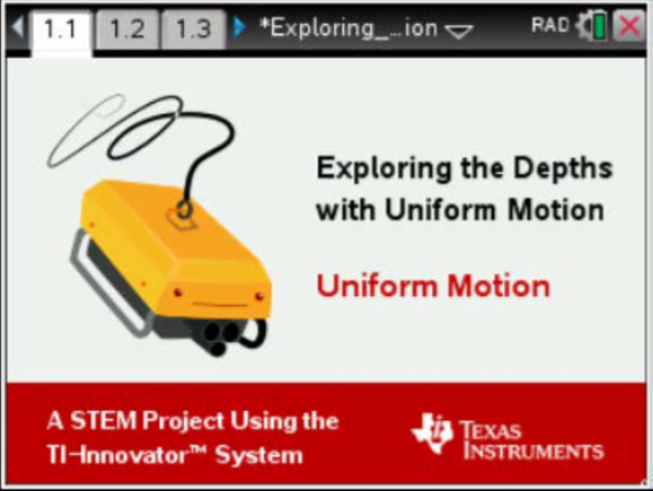 Exploring the Depths with Uniform Motion STEM Project Bundle