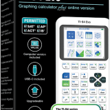 TI 84 EVO Graphing Calculator – White